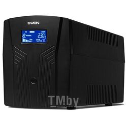 Линейно-интерактивный ИБП UPS Sven Pro 1500 (LCD, USB) 1500VA/900W RJ-11, хол.старт, 3роз.