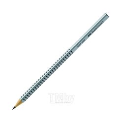 Простой карандаш Faber Castell Grip 2001 / 117002 (2B, серебристый)