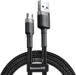 Кабель Baseus Cafule USB A - MicroUSB B / CAMKLF-BG1 (1м, черный)