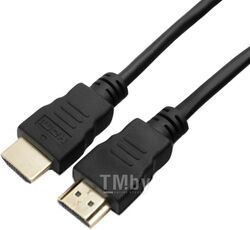 Кабель Гарнизон HDMI v1.4 5м черный, пакет HDMI GCC-HDMI-5M