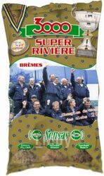 Прикормка рыболовная Sensas 3000 Super Riviere Bremes / 10341 (1кг)