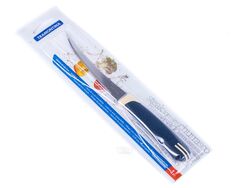 Нож металлический для овощей "Multicolor" с пластмассовой ручкой 12,5 см Tramontina