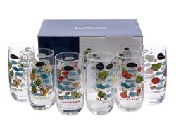 Набор стаканов стеклянных "Smoothies Set" 6 шт. 350 мл (арт. P5411, код 197156)