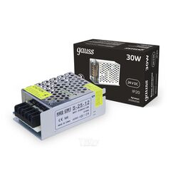 Блок питания LED Strip PS для светодиодной ленты 30Вт 24В IP20 (драйвер) GAUSS 202002030