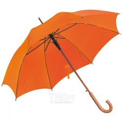 Зонт-трость п/автомат. 105 см, ручка дерев. "Nancy" оранжевый Easy Gifts 513110