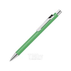 Ручка шарик/автомат "Straight Si" 1,0 мм, метал., зеленый/серебристый, стерж. синий UMA 0-9450 SI 58-0355