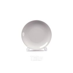 Тарелка керам. сублим. для 3D d15см., с подставкой и подвесом, белый Freesub 11357