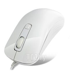 Мышь USB (4 кнопки; 1000/1600DPI; Длина провода: 1.3м; USB; ,Plug & Play) CROWN CMM-20 (white)