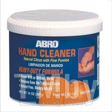 Очиститель для рук (паста с пемзой запах- АПЕЛЬСИН) 397г ABRO HC 141