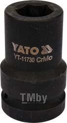 Головка торцевая ударная 1" 6гр. 24мм L80мм CrMo Yato YT-11730