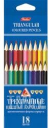Набор цветных карандашей Hatber BKt_18400 (18цв)