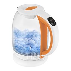 Чайник KITFORT KT-6140-4 (белый/оранжевый)