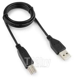Кабель USB 2.0 AM-BM 1.0м Гарнизон черный, пакет GCC-USB2-AMBM-1M