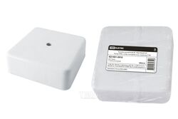 Коробка распаячная КР 100x100x44 ОП белая, IP40, с клем. колодкой, инд. штриxкод TDM SQ1401-0910