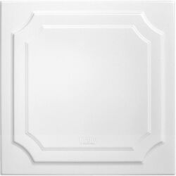 Потолочная плита SOLID С1001 эксрудированного пенополистирола (500х500, уп.8шт, белый)