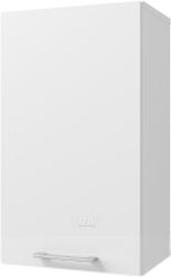 Шкаф навесной для кухни Горизонт Мебель Оптима 40 (белый эмалит)