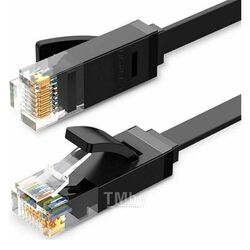 Кабель UGREEN Cat 6 U/UTP Pure Copper Ethernet Cable 2m NW101 (Black) 50192