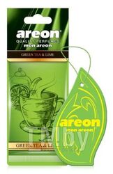 Ароматизатор MON Green tea & Lime картонка AREON ARE-MA36