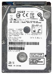 Жесткий диск 250Gb CinemaStar Z5K320 SATA-3 5400rpm 8Gb /OEM/ Hitachi HCC543225A7A380
