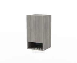Шкаф навесной 3Dom Фореста РС160 (дуб бардолино серый/голубой горизонт)