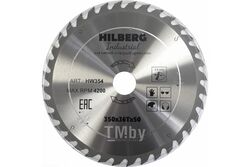 Диск пильный Hilberg серия Industrial Дерево 350x36Тx50 mm HW354