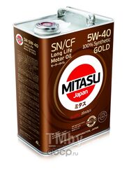 Моторное масло MITASU 5W40 4L GOLD LL (SN CF API SN CF ACEA A3 B4 MB 229.5 VW 505.01 BMW LL-01) MJ-107-4