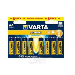 Батарейка 8шт VARTA Longlife AA DB