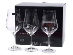 Набор бокалов для вина стеклянных "Tulipa" 6 шт. 550 мл Crystalex
