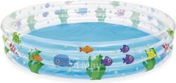 Бассейн надувной поливинилхлорид детский "Подводный мир" 183x33 см Bestway