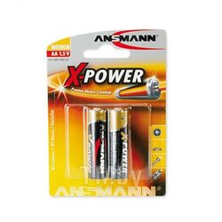 Батарейка Alkaline Xpower-1.5V AA-bl2 блистер (LR06) ANSMANN 5015613