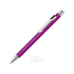 Ручка шарик/автомат "Straight Si" 1,0 мм, метал., розовый/серебристый, стерж. синий UMA 0-9450 SI 58-0241