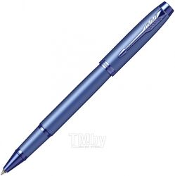 Ручка роллер "IM Monochrome T328 Blue PVD" 0,5 мм, метал., подарочн. упак., синий, стерж. черный Parker 2172965
