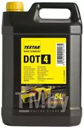 Жидкость тормозная DOT 4, 5л TEXTAR 95002300