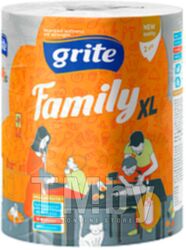 Бумажные полотенца Grite Family XL Mix (1рул)