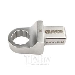 Насадка для динамометрического ключа накидная 18 мм с посадочным квадратом 14*18 GARWIN INDUSTRIAL 505580-18-14