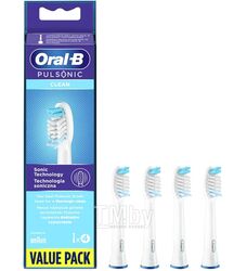 Насадки для зубных щеток Oral-B Pulsonic Clean 4шт (SR32C) (сменная насадка, для Oral-B Pulsonic, 4 шт)