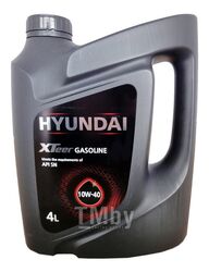 Моторное масло синтетическое HYUNDAI XTEER Gasoline G700 10W40 4L API SN SYNTHETIC 1041014