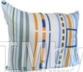 Подушка для сна Angellini 5с3607п (60x60, белый/голубые полоски)