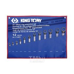 Набор накидных ключей KING TONY 6-32 мм, чехол из теторона, 12 предметов 1712MRN