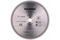Диск пильный Hilberg серия Industrial Дерево 350x100Тx32 mm HW353
