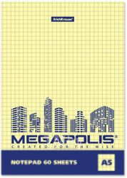 Блокнот Erich Krause Megapolis. Yellow Concept / 49800