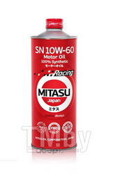 Моторное масло MITASU 10W60 1L RACING MOTOR OIL (SN (ESTER+PAO) синт) MJ-116-1
