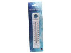 Термометр комнатный в пластмассовом корпусе 20*5 см от -30C до + 50C (арт. 300188, код 680523)
