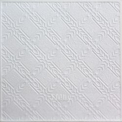 Потолочная плита SOLID Рим из пресованного полистирола (500x500, уп. 8шт, белый)