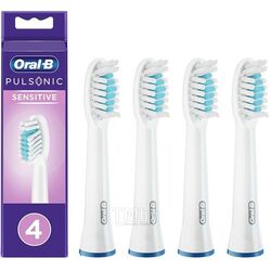 Насадки для зубных щеток Oral-B Pulsonic Sensitive 4шт (SR32S) (сменная насадка, для Oral-B Pulsonic, 4 шт)