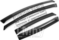Комплект дефлекторов окон 4 шт. RENAULT SANDERO II 2012- / SANDERO STEPWAY II 2014- хэтчбек (НАКЛАДНОЙ скотч 3М) REIN REINWV503
