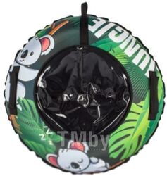 Тюбинг-ватрушка Snowstorm BZ-100 Koala / W112891 (100см, зеленый/черный)