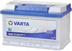 Аккумуляторная батарея VARTA BLUE DYNAMIC 19.5/17.9 евро 72Ah 680A 278/175/175 572409068