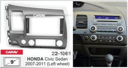 Переходная рамка CARAV Honda Civic Sedan 2007-2011 (9") 22-1061