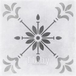 Декоративная плитка Cersanit Motley Пэчворк Цветы MO4A095D (298x298, серый)